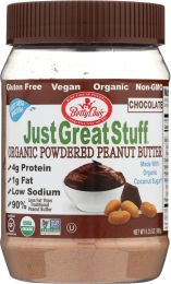 JUST GREAT STUFF: Chocolate Organic Powdered Peanut Butter (6.43oz)
