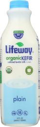LIFEWAY: Organic Kefir Plain Cultured Lowfat Milk Smoothie (32 oz)