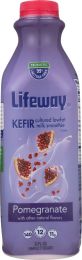 LIFEWAY: Kefir Cultured Lowfat Milk Smoothie Pomegranate (32 oz)