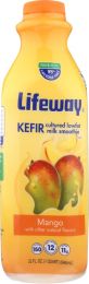 LIFEWAY: Kefir Cultured Lowfat Milk Smoothie Mango (32 oz)