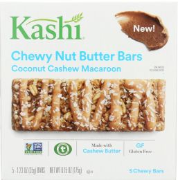 KASHI: Chewy Nut Butter Bars Coconut Cashew Macaroon (6.15 oz)
