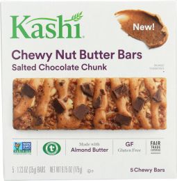KASHI: Chewy Nut Butter Bars Salted Chocolate Chunk (6.15 oz)