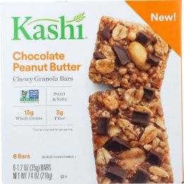KASHI: Chewy Granola Bars Chocolate Peanut Butter (7.4 oz)