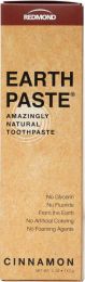 REDMOND: Earthpaste Natural Toothpaste Cinnamon (4 oz)