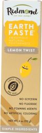 REDMOND: Earthpaste Lemon Twist (4 oz)