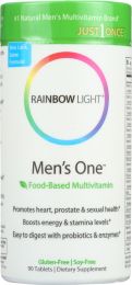 RAINBOW LIGHT: Just Once Men's One Food-Based Multivitamin (90 tablets)
