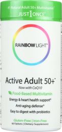 RAINBOW LIGHT: Just Once Active Adult 50+ Food-Based Multivitamin (90 tablets)