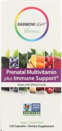 RAINBOW LIGHT VIBRANCE: Prenatal Multivitamin Plus Immune Support (120 cp)