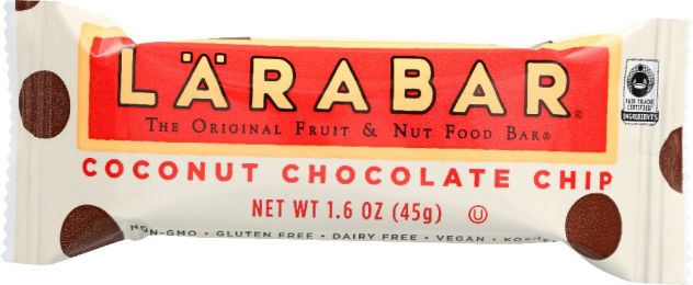 LARABAR: Fruit and Nut Food Bar Coconut Chocolate Chip (1.6 oz)