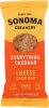 SONOMA CREAMERY: Cheese Crisp Bars Everything Cheddar (0.80 oz)