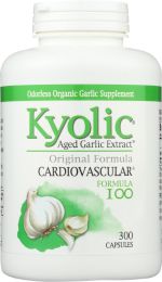 KYOLIC: Formula 100 Cardiovascular Aged Garlic Extract Original Formula (300 Capsules)