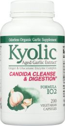KYOLIC: Formula 102 Candida Cleanse And Digestion (200 Vegetarian Capsules)