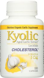 KYOLIC: Aged Garlic Extract Lecithin Cholesterol Formula 104 (100 capsules)
