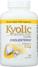 KYOLIC: Aged Garlic Extract Cholesterol Formula 104 (300 Capsules)