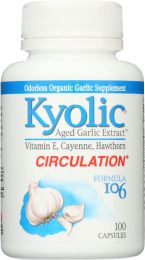 KYOLIC: Aged Garlic Extract Circulation Formula 106 (100 capsules)