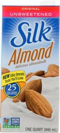 SILK: Pure Almond Unsweetened Almondmilk Original (32 oz)