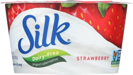 SILK: Yogurt Alternative Dairy-Free Strawberry (5.3 oz)