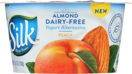 SILK: Almond Dairy Free Yogurt Alternative Peach (5.3 oz)
