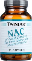 TWINLAB: NAC N-Acetyl Cysteine 600 mg (60 Capsules)
