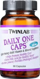 TWINLAB: Daily One Caps Multivitamin & Mineral with Iron (90 Capsules)