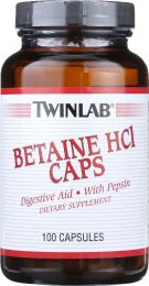 TWINLAB: Betaine HCl Caps (100 cp)
