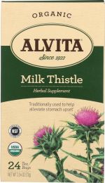 ALVITA: Organic Milk Thistle Tea Caffeine Free (24 Bg)