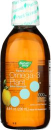 NATURES WAY: Plant Omega 3 Lemon 1000 mg (6.8 fl oz)