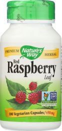 NATURE'S WAY: Red Raspberry Leaf 450 Mg (100 capsules)