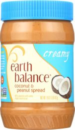 EARTH BALANCE: Coconut & Peanut Spread Creamy (16 oz)