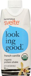 CALNATURALE: Svelte Organic Protein Shake French Vanilla (11 oz)