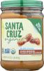 SANTA CRUZ: Dark Roasted Creamy Peanut Butter (16 oz)