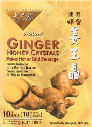 PRINCE OF PEACE: Instant Ginger Honey Crystals (10 bags)