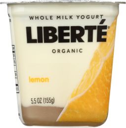 LIBERTE: Italian Lemon Organic Yogurt (5.50 oz)
