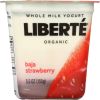 LIBERTE: Baja Strawberry Organic Yogurt (5.50 oz)