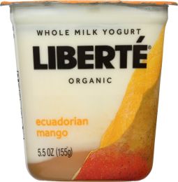 LIBERTE: Ecuadorian Mango Organic Yogurt (5.50 oz)