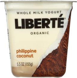 LIBERTE: Philippine Coconut Organic Yogurt (5.50 oz)