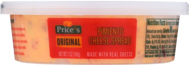 PRICES: Cheese Spread Pimiento (7 oz)