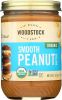 WOODSTOCK: Peanut Butter Smooth Salted Organic (16 oz)