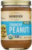 WOODSTOCK: Peanut Butter Crunchy Salted Organic (16 oz)