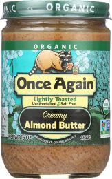 ONCE AGAIN: Organic Almond Butter Lightly Toasted Creamy (16 oz)