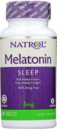 NATROL: Melatonin TR Time Release 3 mg (100 Tablets)