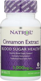 NATROL: Cinnamon Extract 1000 mg (80 Tablets)