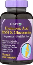 NATROL: Hyaluronic Acid MSM & Glucosamine (90 Capsules)