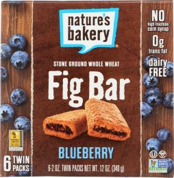 NATURE'S BAKERY: Stone Ground Whole Wheat Blueberry Fig Bar (12 oz)