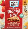 NATURES BAKERY: Organic Honey & Oat Bar Strawberry (7.8 oz)