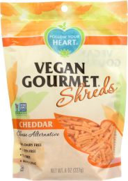 FOLLOW YOUR HEART: Cheddar Cheese Alternative Shreds (8 oz)