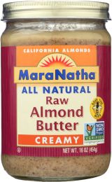 MARANATHA: Natural Raw Almond Butter Creamy (16 oz)