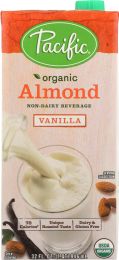 PACIFIC FOODS: Organic Non-Dairy Almond Beverage Vanilla (32 oz)