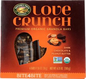 NATURES PATH: BAR LVE CRNCH DK CHOC PB (6.350 OZ)