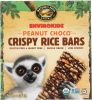 ENVIROKIDZ ORGANIC: Crispy Rice Bar Peanut Choco Drizzle 6 Bars (6 oz)